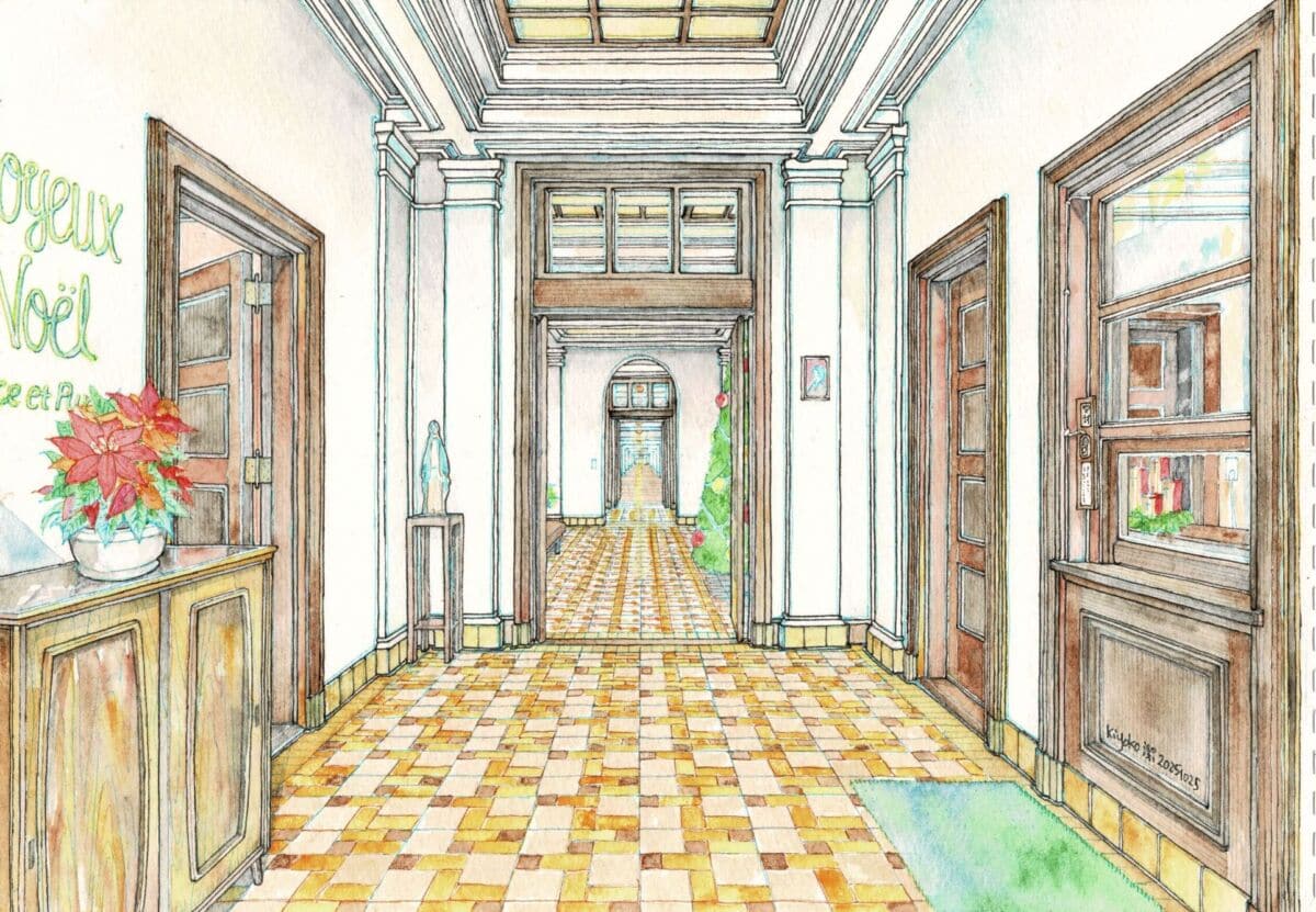 Kori Nevers Gakuin（Osaka Seibo Gakuin）Hallway